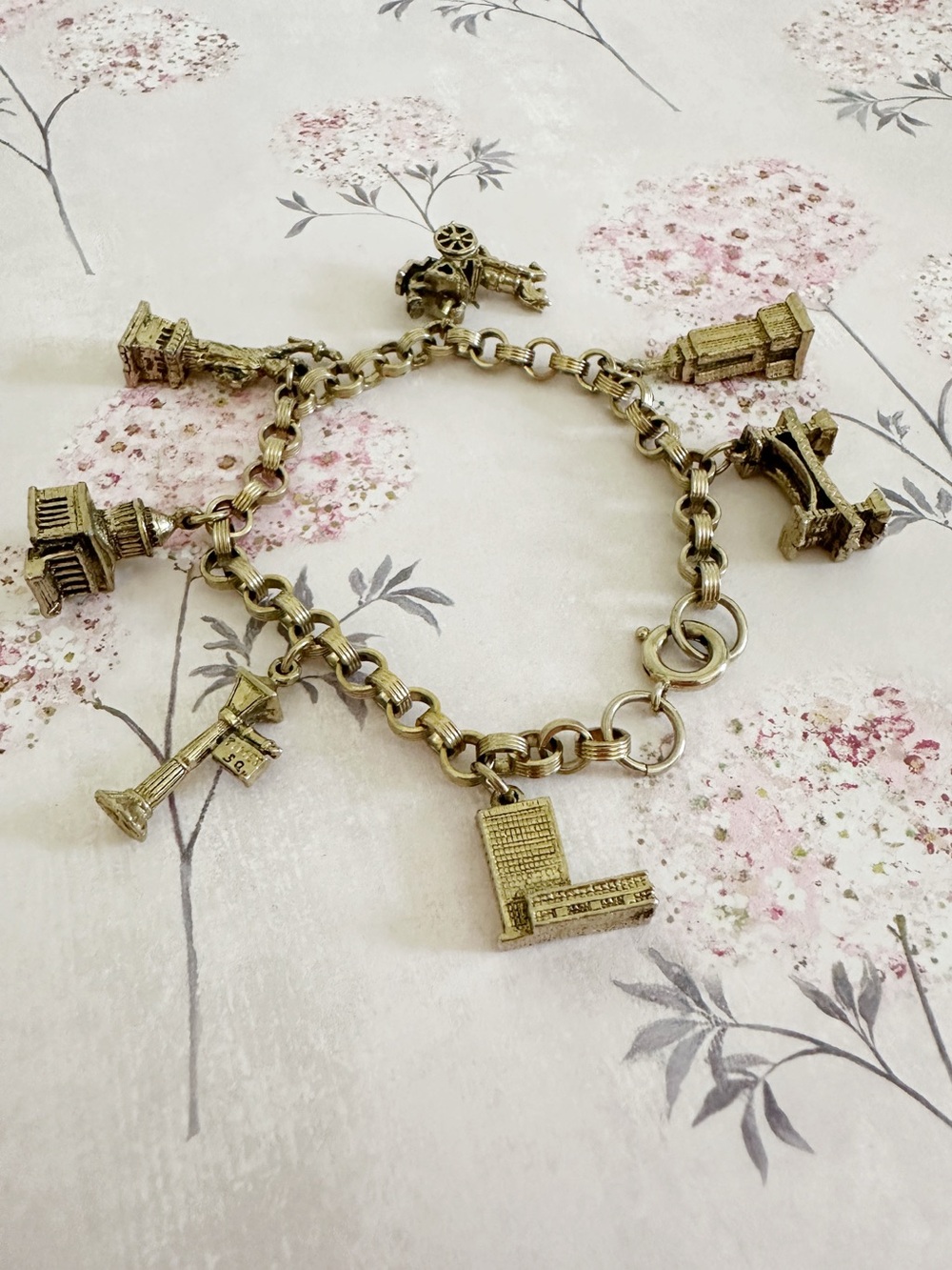 Vintage Signed Germany NYC Charm Bracelet